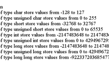 C 数据类型限制-国外主机测评 - 国外VPS，国外服务器，国外云服务器，测评及优惠码