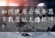 如何使用云服务器下载虚拟主播软件？-国外主机测评 - 国外VPS，国外服务器，国外云服务器，测评及优惠码