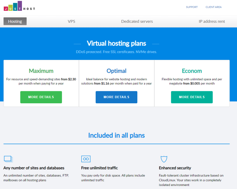 justhost新增纽约和法兰克福的第二数据中心，VPS降价40%，不限流量，可在四十多个机房之间切换-国外主机测评 - 国外VPS，国外服务器，国外云服务器，测评及优惠码