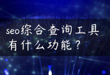 seo综合查询工具 有什么功能？-国外主机测评 - 国外VPS，国外服务器，国外云服务器，测评及优惠码